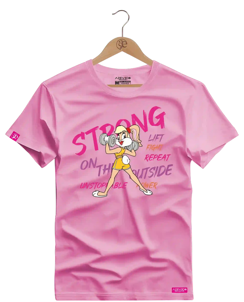 Camiseta Algodão Premium Estampa Lola Looney Fitness - Azevedo Encantu's