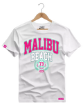 Camiseta Algodão Premium Estampa Malibu Beach - Azevedo Encantu's
