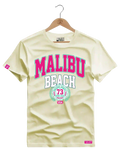 Camiseta Algodão Premium Estampa Malibu Beach - Azevedo Encantu's