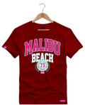 Camiseta Algodão Premium Estampa Malibu Beach - Azevedo Encantu's