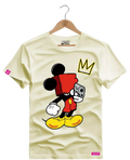 Camiseta Algodão Premium Estampa Mickey Arma - Azevedo Encantu's