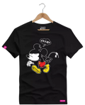 Camiseta Algodão Premium Estampa Mickey Bravo - Azevedo Encantu's