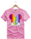 Camiseta Algodão Premium Estampa Mickey Love - Azevedo Encantu's