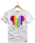 Camiseta Algodão Premium Estampa Mickey Love - Azevedo Encantu's