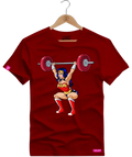Camiseta Algodão Premium Estampa Mulher Maravilha Fitness - Azevedo Encantu's