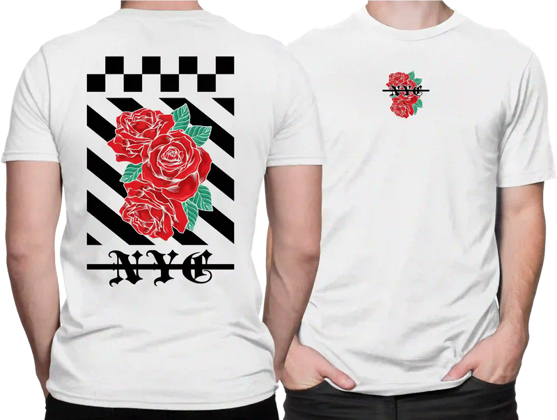 Camiseta Algodão Premium Estampa Nova York City - Azevedo Encantu's