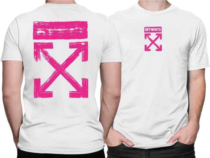 Camiseta Algodão Premium Estampa Off White - Azevedo Encantu's