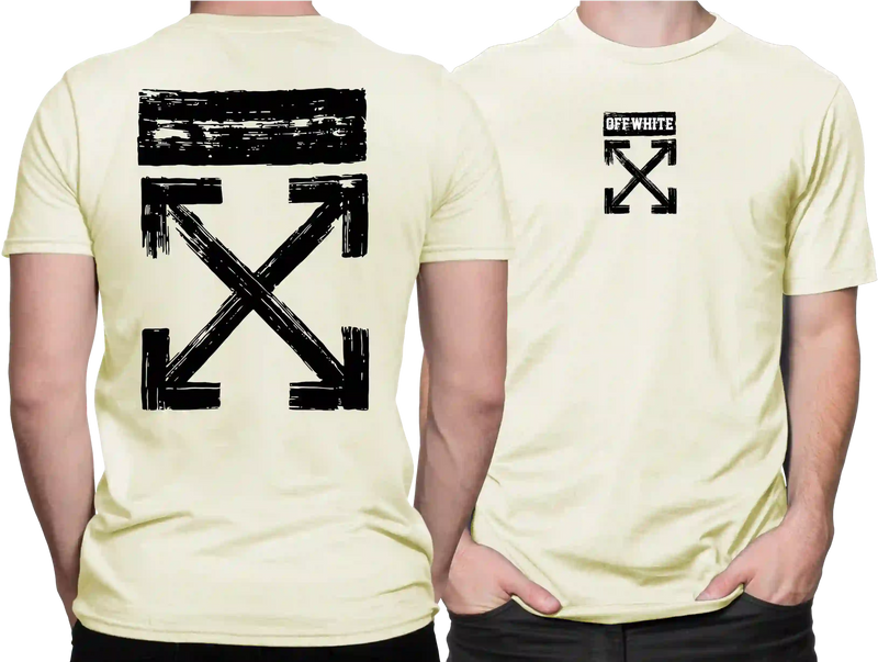 Camiseta Algodão Premium Estampa Off White - Azevedo Encantu's