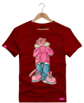 Camiseta Algodão Premium Estampa Pantera Pink - Azevedo Encantu's