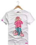 Camiseta Algodão Premium Estampa Pantera Pink - Azevedo Encantu's