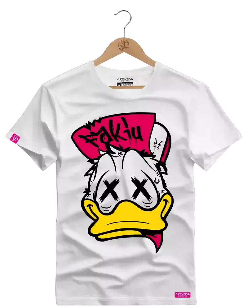 Camiseta Algodão Premium Estampa Pato OFF 3 - Azevedo Encantu's