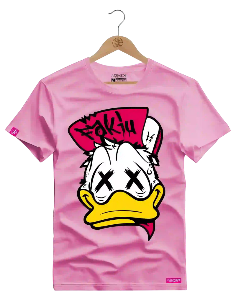 Camiseta Algodão Premium Estampa Pato OFF 3 - Azevedo Encantu's