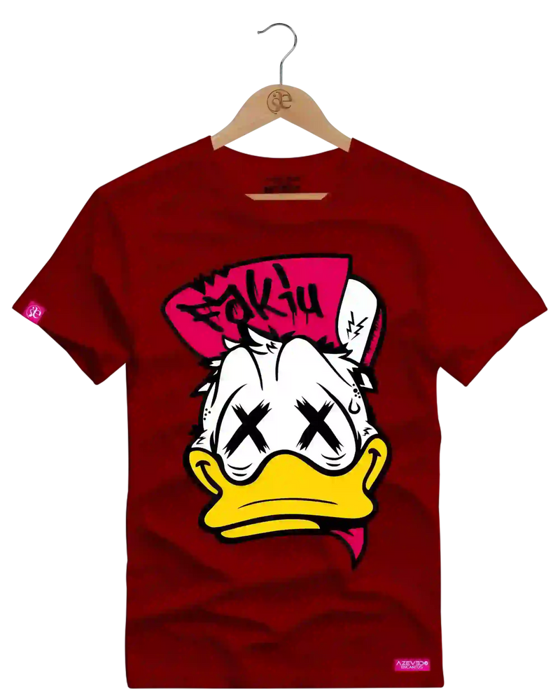 Camiseta Algodão Premium Estampa Pato OFF 3 - Azevedo Encantu's