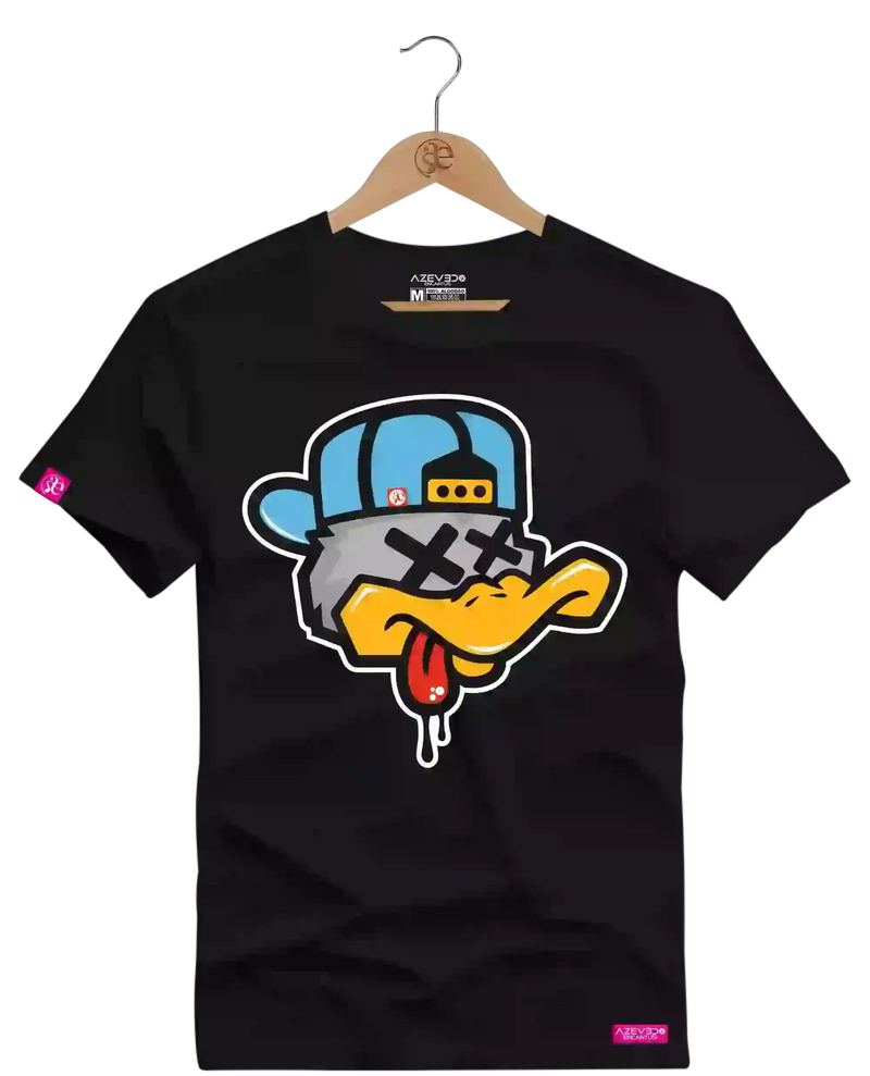 Camiseta Algodão Premium Estampa Pato OFF - Azevedo Encantu's