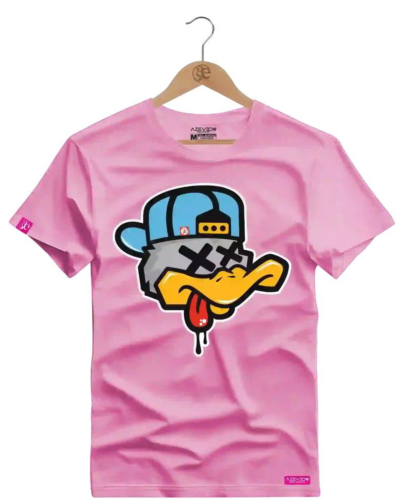 Camiseta Algodão Premium Estampa Pato OFF - Azevedo Encantu's