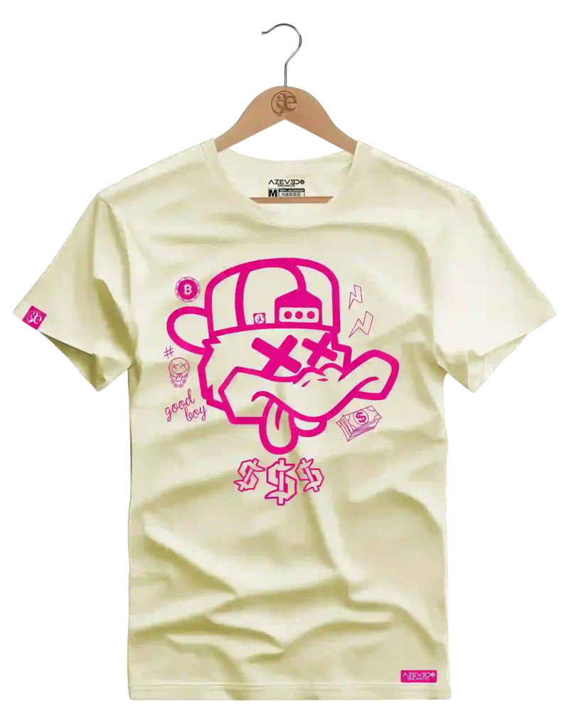 Camiseta Algodão Premium Estampa Pato OFF Contorno - Azevedo Encantu's