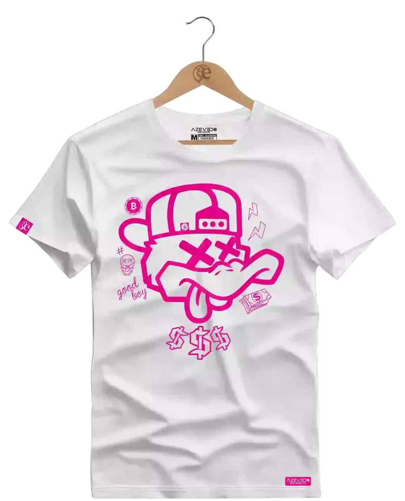 Camiseta Algodão Premium Estampa Pato OFF Contorno - Azevedo Encantu's