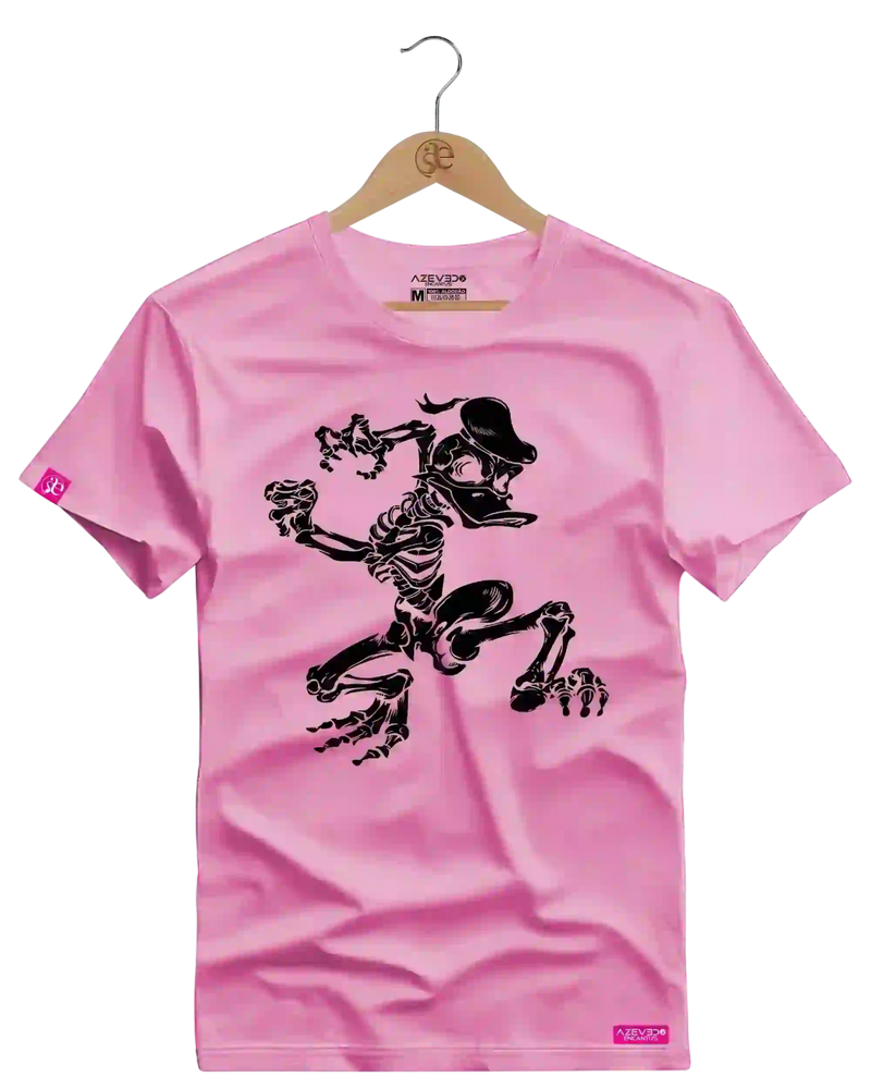 Camiseta Algodão Premium Estampa Patolino Esqueleto - Azevedo Encantu's
