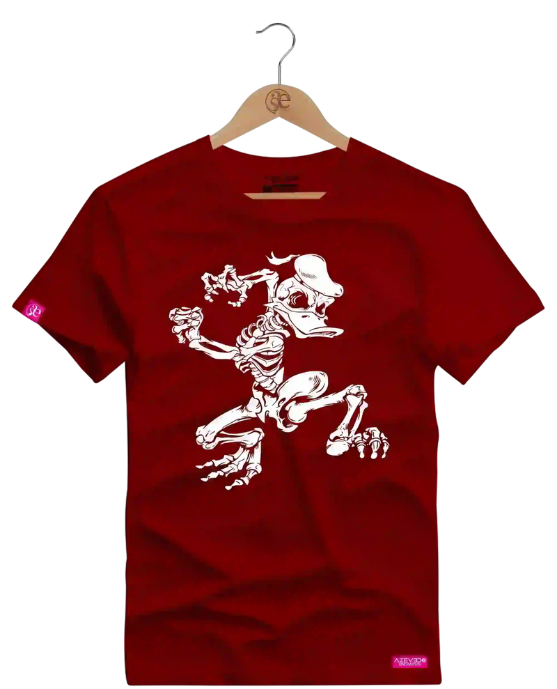 Camiseta Algodão Premium Estampa Patolino Esqueleto - Azevedo Encantu's