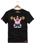 Camiseta Algodão Premium Estampa Patrick Hamburger Fitness - Azevedo Encantu's