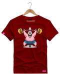 Camiseta Algodão Premium Estampa Patrick Hamburger Fitness - Azevedo Encantu's