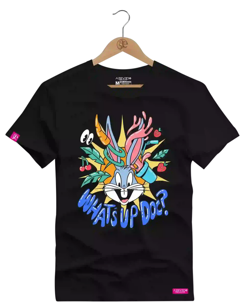 Camiseta Algodão Premium Estampa Perna Longa Milk Shake - Azevedo Encantu's