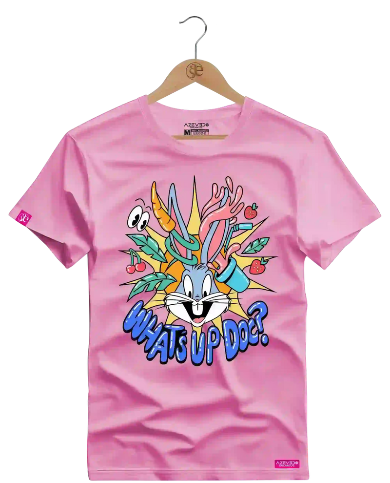 Camiseta Algodão Premium Estampa Perna Longa Milk Shake - Azevedo Encantu's