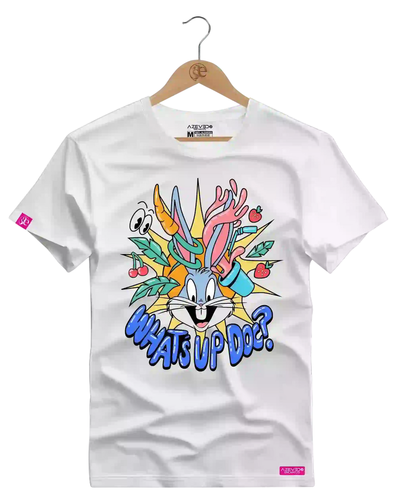 Camiseta Algodão Premium Estampa Perna Longa Milk Shake - Azevedo Encantu's