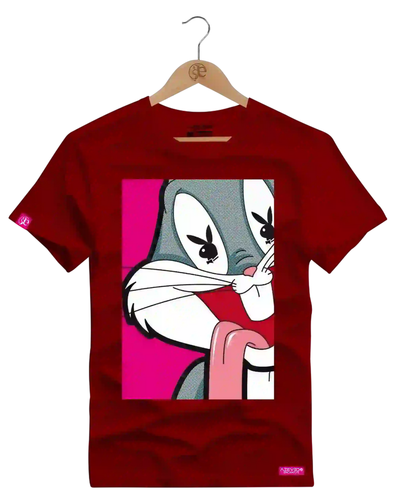 Camiseta Algodão Premium Estampa Perna Longa Play Boy - Azevedo Encantu's