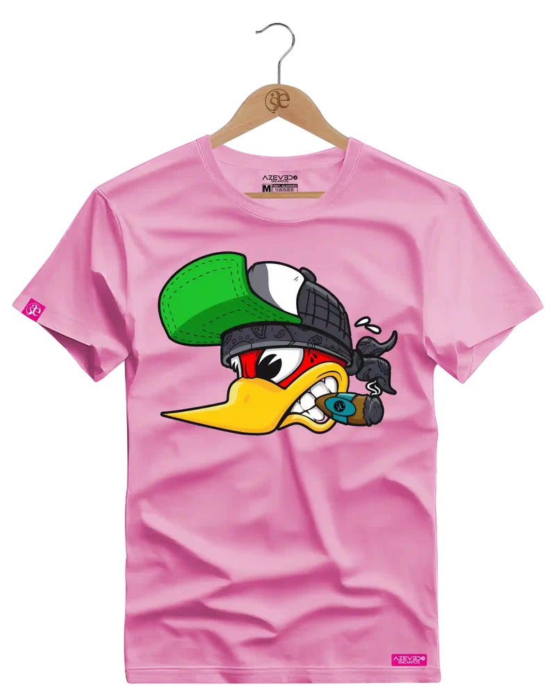 Camiseta Algodão Premium Estampa Pica Pau Charuto - Azevedo Encantu's