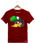Camiseta Algodão Premium Estampa Pica Pau Charuto - Azevedo Encantu's