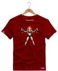Camiseta Algodão Premium Estampa Princesa Merida Fitness - Azevedo Encantu's
