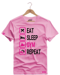 Camiseta Algodão Premium Estampa Repeat Fitness - Azevedo Encantu's