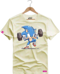 Camiseta Algodão Premium Estampa Sonic Fitness - Azevedo Encantu's