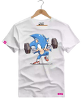Camiseta Algodão Premium Estampa Sonic Fitness - Azevedo Encantu's