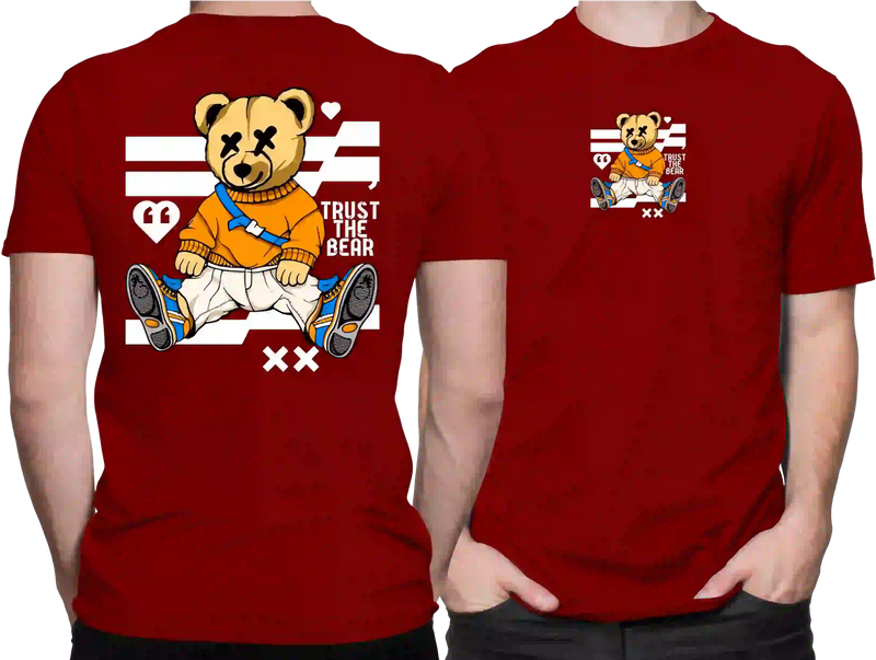 Camiseta Algodão Premium Estampa Trust The Bear - Azevedo Encantu's