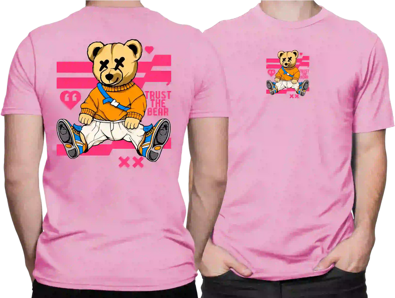 Camiseta Algodão Premium Estampa Trust The Bear - Azevedo Encantu's