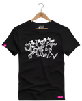 Camiseta Algodão Premium Estampa Turma Disney Esqueleto - Azevedo Encantu's