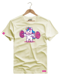 Camiseta Algodão Premium Estampa Unicornio Baby Fitness - Azevedo Encantu's