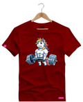 Camiseta Algodão Premium Estampa Unicornio Fitness - Azevedo Encantu's