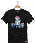 Camiseta Algodão Premium Estampa Unicornio Fitness - Azevedo Encantu's
