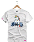 Camiseta Algodão Premium Estampa Unicornio Fitness - Azevedo Encantu's