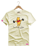 Camiseta Algodão Premium Estampa Ursinho Pooh Fitness - Azevedo Encantu's