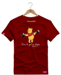 Camiseta Algodão Premium Estampa Ursinho Pooh Fitness - Azevedo Encantu's