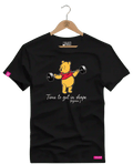 Camiseta Algodão Premium Estampa Ursinho Pooh Fitness - Azevedo Encantu's