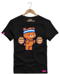Camiseta Algodão Premium Estampa Urso Baby Fitness - Azevedo Encantu's