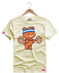 Camiseta Algodão Premium Estampa Urso Baby Fitness - Azevedo Encantu's