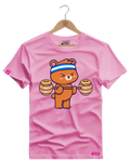 Camiseta Algodão Premium Estampa Urso Baby Fitness - Azevedo Encantu's