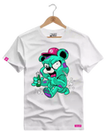 Camiseta Algodão Premium Estampa Urso Bebida - Azevedo Encantu's