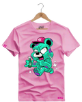 Camiseta Algodão Premium Estampa Urso Bebida - Azevedo Encantu's
